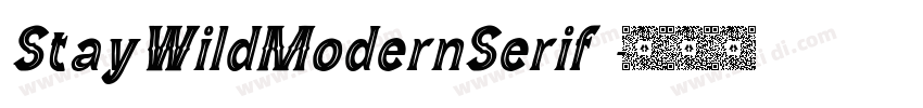 StayWildModernSerif 字体转换